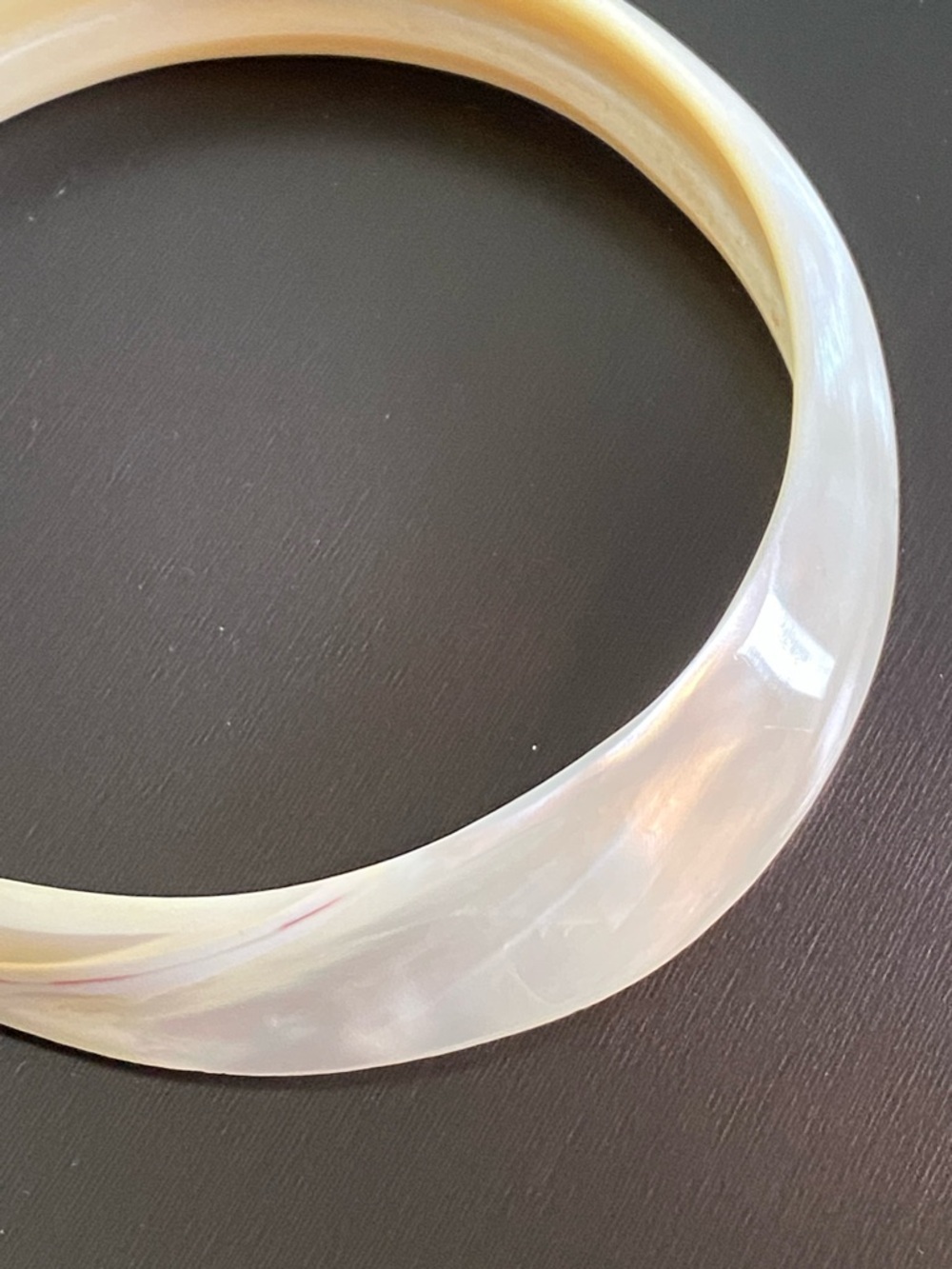 Mother of Pearl Bangle Bracelet - Picture 6 of 16
